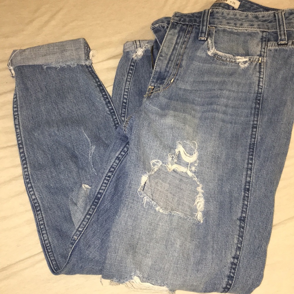 Hollister boyfriend jeans